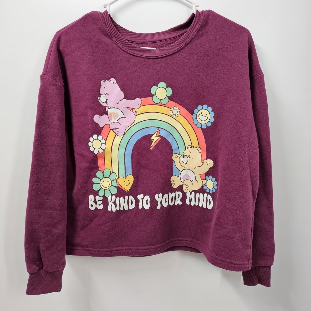 Care Bears Girls XLG 14/16 Graphic Sweatshirt Long Sleeve Crew Neck